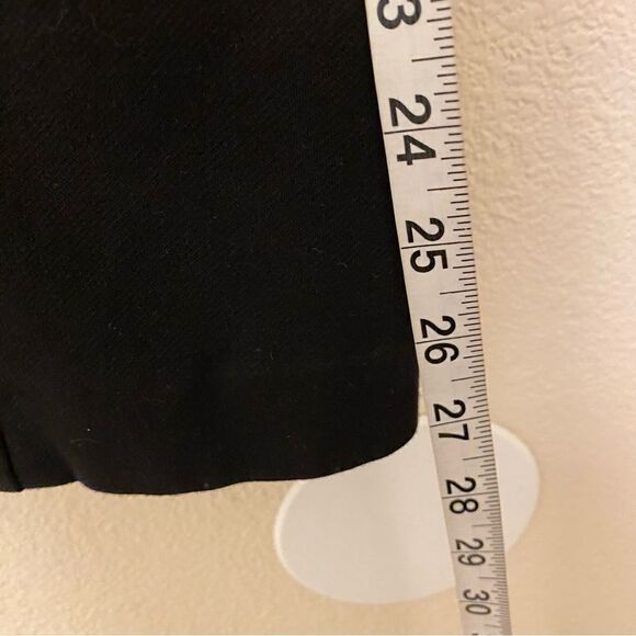 CAbi 3026 Turner Black Ponte knit Collarless one button Blazer jacket Size 6 - Picture 9 of 13